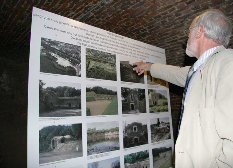 Hans Mayer bei der Eröffnung der Nördlichen Wache. Foto: Archiv PuKBSuS
