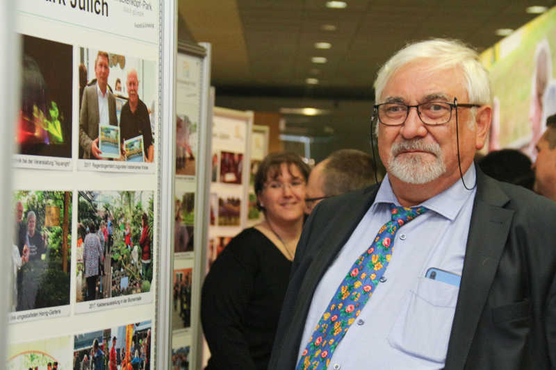 Zu Landesgartenschau-Zeiten war Hans Desgronte Geschäftsführer und ebenfalls bei Eröffnung der Ausstellung 20 Jahre Brückenkopf dabei. Foto: Arne Schenk