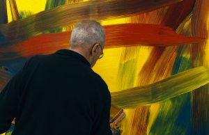 Gerhard Richter Arbeit am gelben Bild