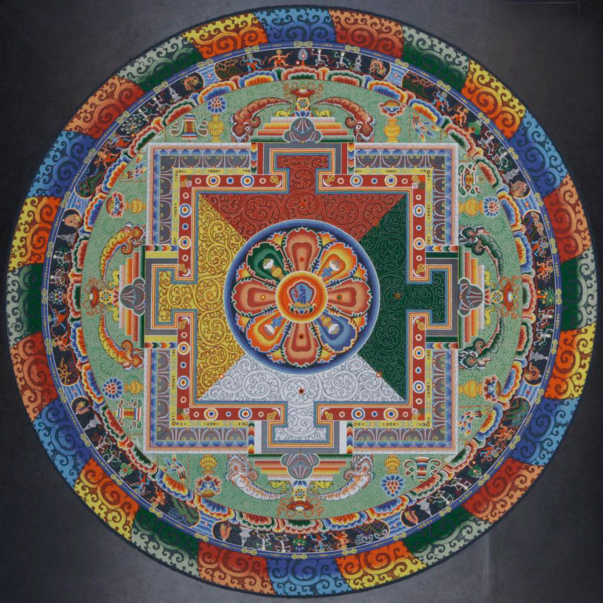 fertiges Mandala | Foto: Paul Leclaire