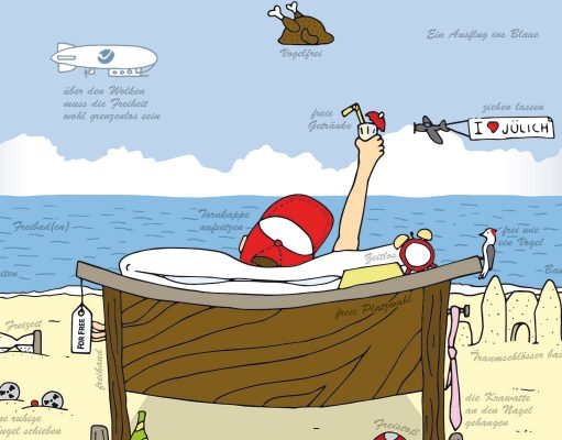 Urlaub genießt man im Strandkorb | Grafik: HZG