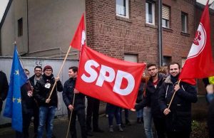 Protest gegen die AfD Veranstaltung in Hambach | Foto: SPD