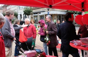 Wahlstand mit Dietmar Nietan in der Jülicher Innenstadt | Foto: SPD Jülich