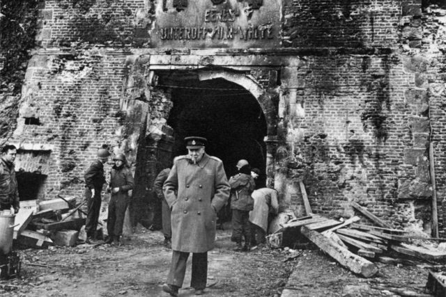 Der Besuch Churchills nach dem 2. Weltkrieg | Foto: Stadtarchiv