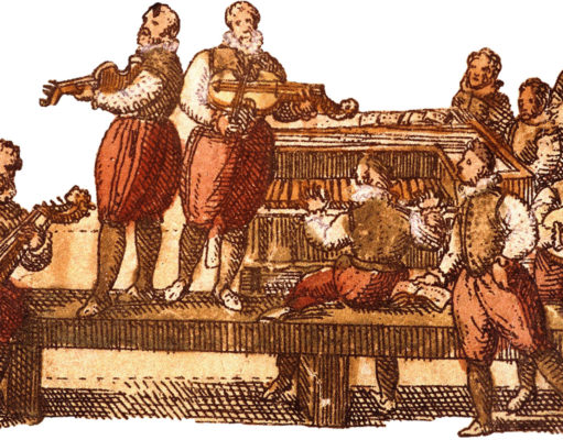 „…wenn der Engel Schar süsse Weisen singt“ Musik am Hof | Zeichnung: Stadtarchiv