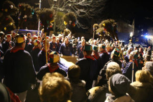 letztes Precken des Lazarus Strohmanus vor der Rur | Foto: F. Besselmann