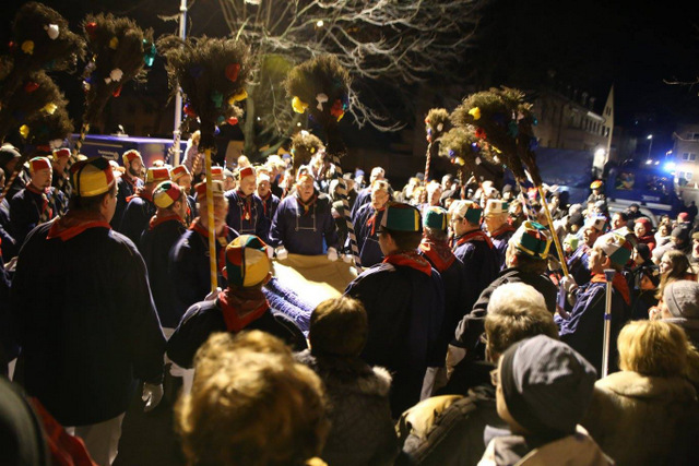 letztes Precken des Lazarus Strohmanus vor der Rur | Foto: F. Besselmann