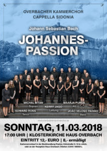 Overbacher Chor: Johannespassion