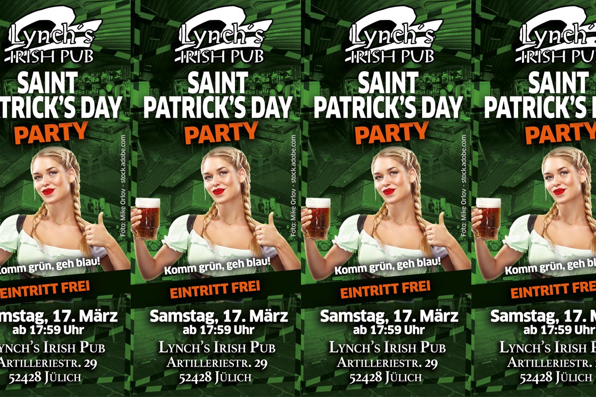 St. Patrick's Day im Lynch's Irish Pub Jülich