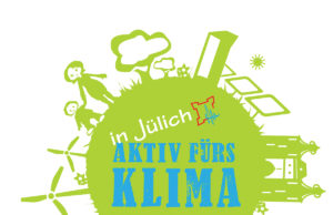 Logo der Stadt Jülich: Aktiv für's Klima