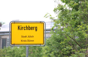 Ortsschild Kirchberg. Foto: tee