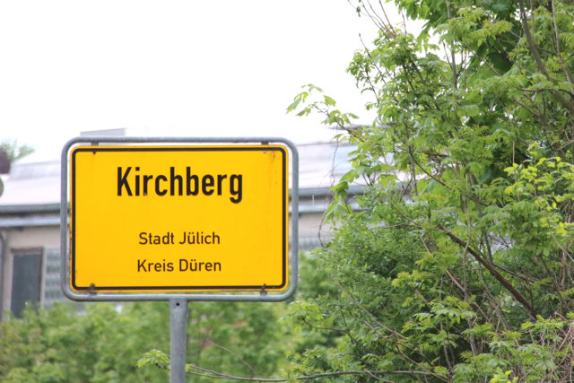 Ortsschild Kirchberg. Foto: tee