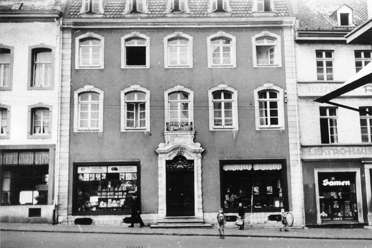 Das Brachelsche Haus in der Kleinen Rurstraße, um 1938. Fotografie von René von Schöfer im Stadtarchiv Jülich.
