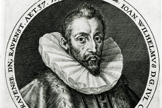 Abbildung: Crispin de Passe d. Ä. nach Johann Malthain, Porträt Herzog Johann Wilhelms I. von Jülich-Kleve Berg, Kupferstich, 1599 (Bildarchiv Museum Zitadelle Jülich) | Foto: HZG