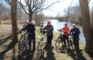 Trainingsrunde vom Niederrhein an die Rur. Foto: Arne Schenk