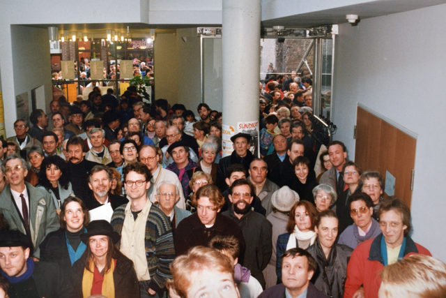 1982 wurde das Museum im Kulturhaus mit vielen Gästen gefeiert. Foto: Museum