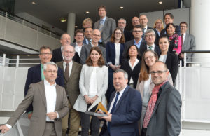 Die Teilnehmerinnen und Teilnehmer der Jurysitzung des „AC2-Innovationspreis Region Aachen 2018“. Foto: AGIT mbH
