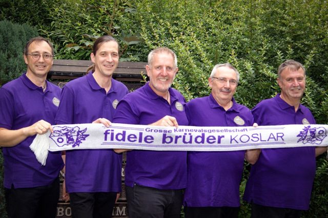 V.l.n.r.: Jürgen Psotta, Volker Pfleger, Bernd Cremer, Hans Engels, Siggi Becker | Foto: Jürgen Psotta