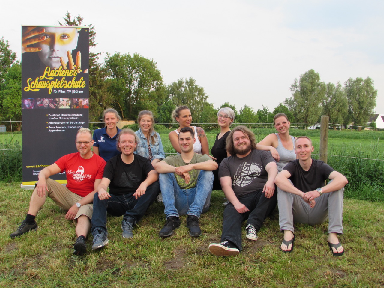 Die Aachener Schauspielschule lädt im Brückenkopf Park zum Workshop ein