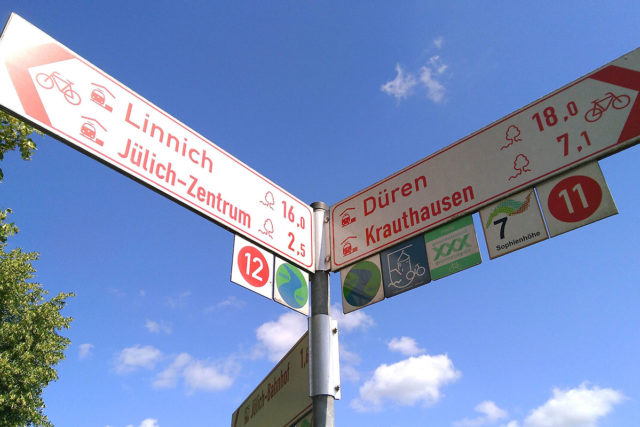 Mit dem Fahrrad das Jülicher Land erkunden und dabei Kilometer für das Stadtradeln sammeln. Foto: Sebastian Ross, Stadt Jülich