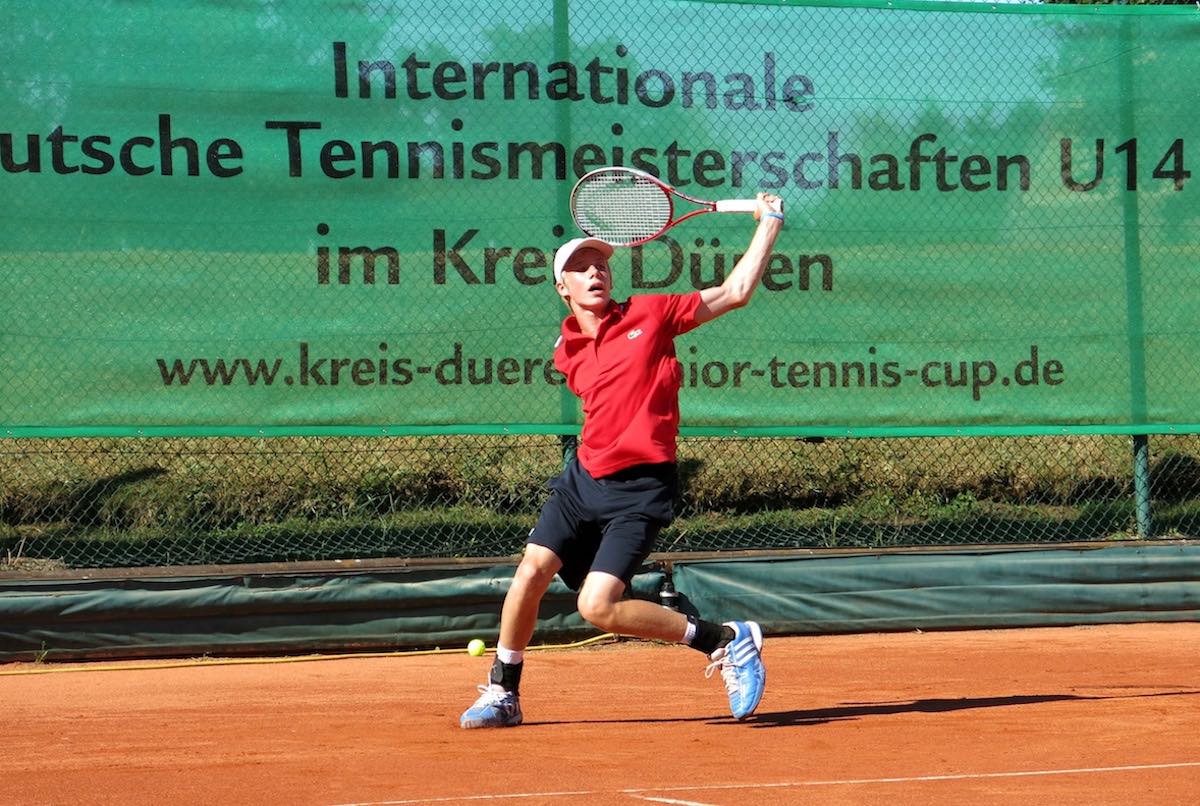 Denis Shapovalov nahm 2013 am ersten Kreis Düren Junior Tennis Cup teil. Foto: Veranstalter