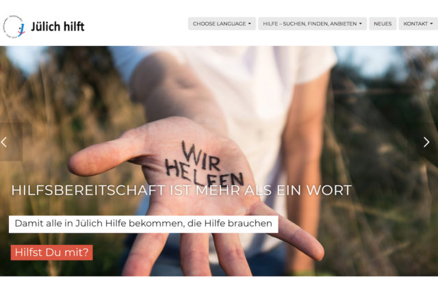 Jülich hilft Screenshot
