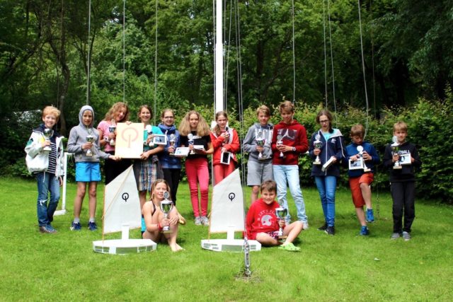 Hart am Wind, die jungen Segelgewinner. Foto: Verein.