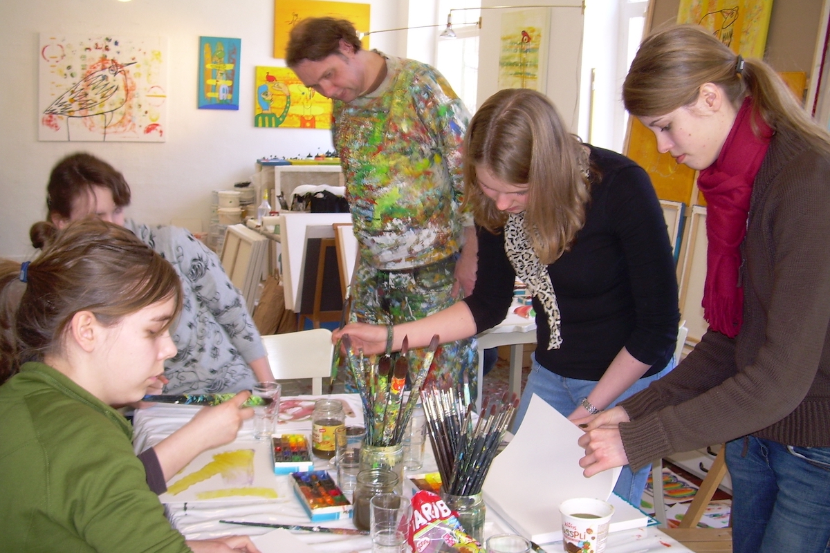 Workshop mit Rolf Jahn, Foto: Museum Zitadelle