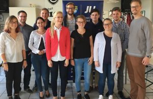 Der JU-Kreisvorstand stärkt der Vorsitzenden Dr. Julia Dinn den Rücken. Foto: JU