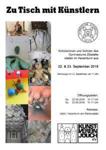 Schülerarbeiten werden zum Jubiläum des Jülicher Kunstvereins ausgestellt