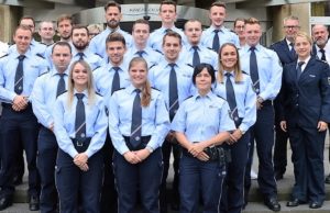 21fache Verstärkung Die 21 neuen Kollegen der Polizei. Foto: Polizei