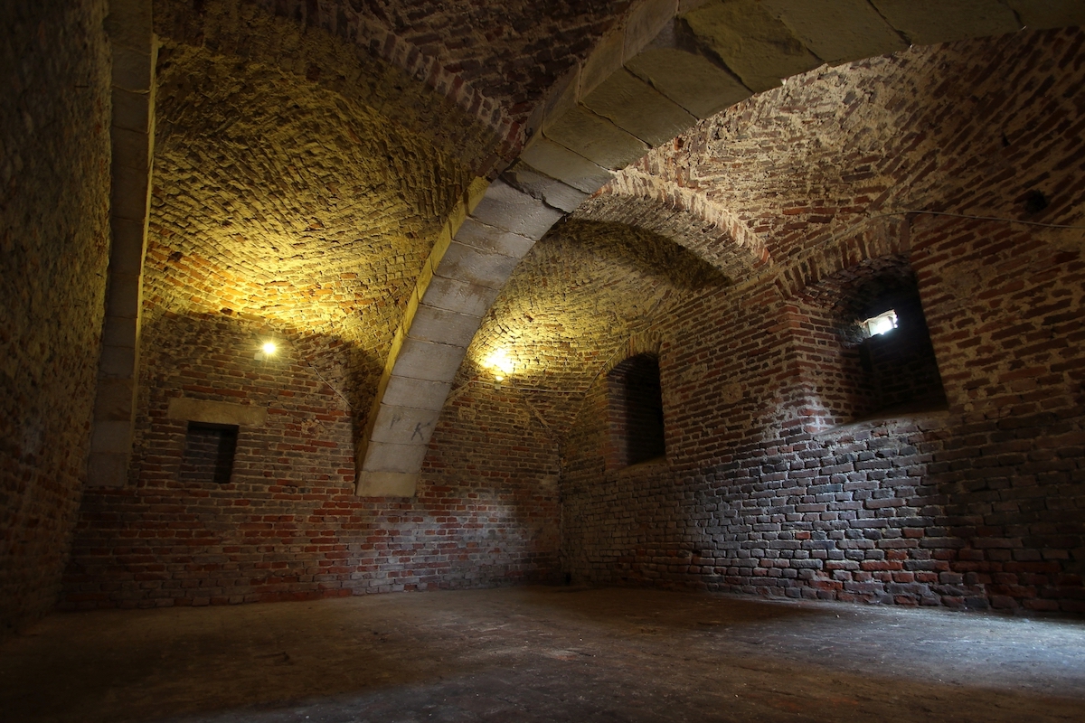 Blick in den Keller des Herrenhauses der ehemaligen Deutschordens-Kommende Siersdorf. Foto: Paul Wirtz