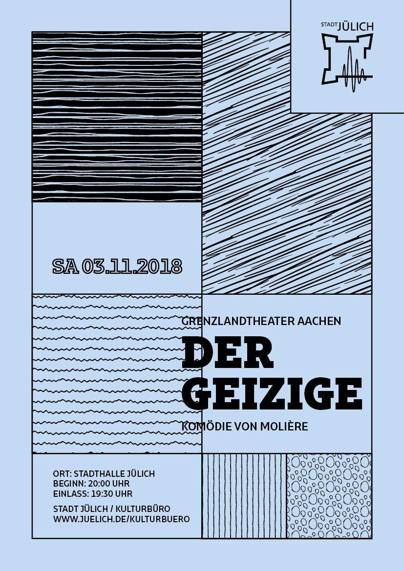 Die Komödie "Der Geizige" wird in der Jülicher Stadthalle gespielt