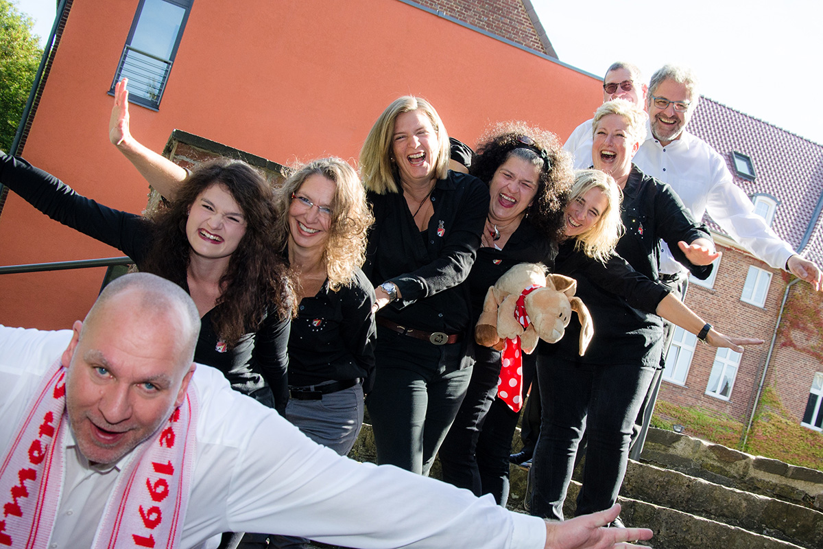 Der Vorstand der Bärmer Sandhasen. Foto: Verein