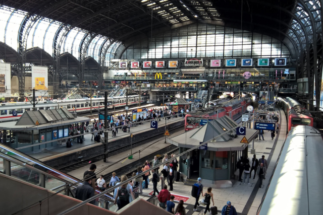 Hauptbahnhof Hamburg Foto: Public Domain