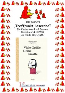 Treffpunkt Leserabe in der Stadtbücherei Jülich