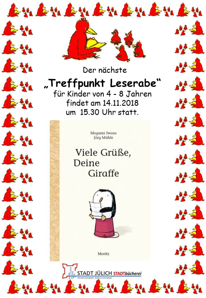 Treffpunkt Leserabe in der Stadtbücherei Jülich