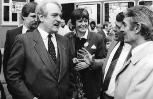 Als Ministerpräsident war Johannes Rau zu Besuch in Jülich. Foto: SPD-Archiv