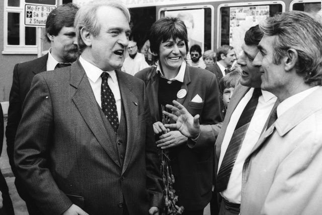 Als Ministerpräsident war Johannes Rau zu Besuch in Jülich. Foto: SPD-Archiv