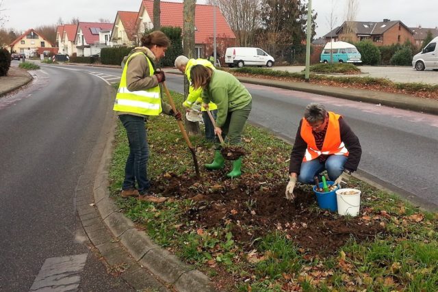 Fleißig bei der Arbeit ist der Naturschutzverein. Foto: Verein