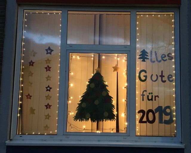 Das 19. Adventfenster. Foto: GGS Nord Welldorf