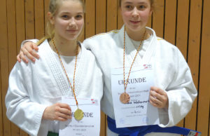 Maïa Weihermüller und Emilia Meffert qualifizierten sich für die Westdeutschen Meisterschaften in Dormagen. Foto: Verein