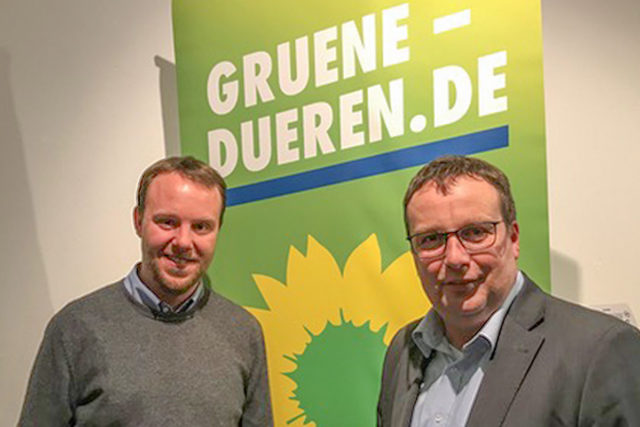 Sven Giegold und Oliver Kriescher (r). Foto: privat