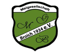 Das Wappen der Maigesellschaft Broich. Foto: Privat