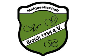Das Wappen der Maigesellschaft Broich. Foto: Privat
