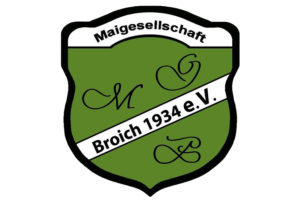 Das Wappen der Maigesellschaft Broich. Foto: Privat