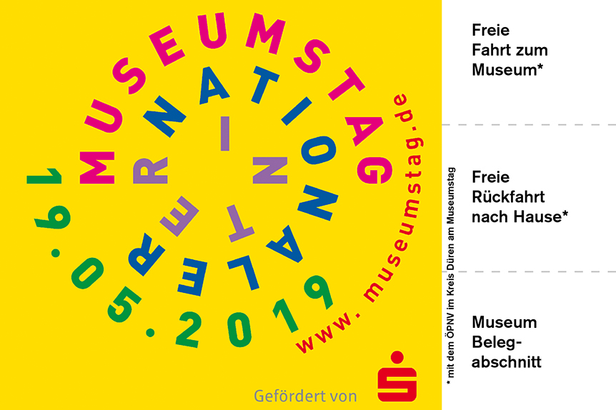 Fahrticket ÖPNV zum Museumstag 2019. Grafik: Museum