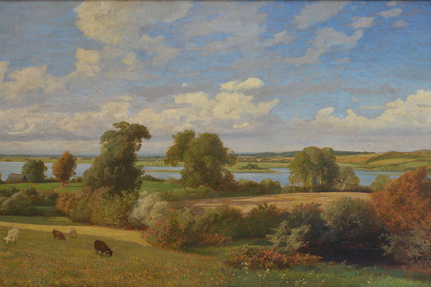 Valentin Ruths, Seen in Schleswig-Holstein, Museum Zitadelle Inv.Nr. 2014-0139 Foto: Museum Zitadelle