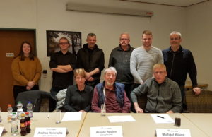 Der aktuelle Vorstand 2019 des TTC indeland. Foto: Verein