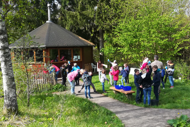 Auf Entdeckungstour im hohen Venn. Foto: Schule